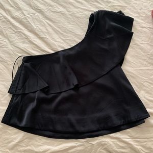 Lulus one shoulder blouse